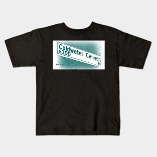 Coldwater Canyon Avenue, SFV, Los Angeles WATERY by Mistah Wilson Kids T-Shirt